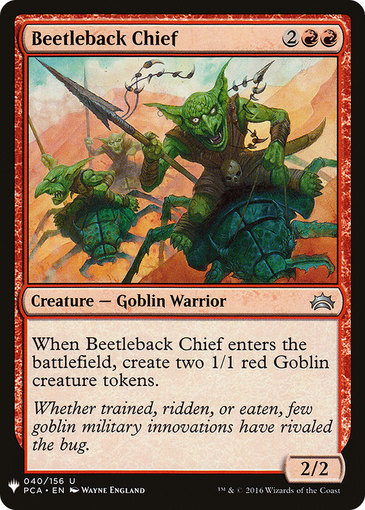 Beetleback Chief (LIST-PCA-40)