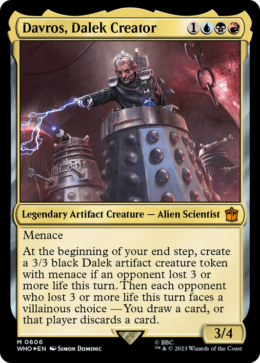 Davros, Dalek Creator (WHO-606) (Surge Foil)