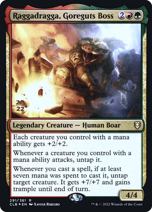 Raggadragga, Goreguts Boss (PRE-291S) (Foil)