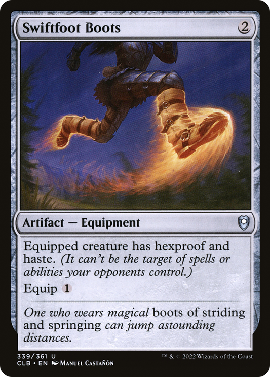 Swiftfoot Boots (CLB-339) (Foil)