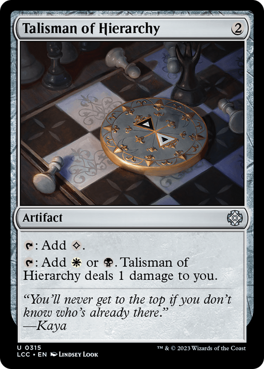 Talisman of Hierarchy (LCC-315)