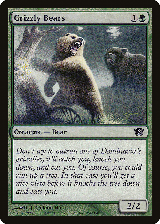 Grizzly Bears (8ED-256★) (Foil)