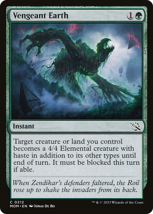 Vengeant Earth (MOM-212) (Foil)