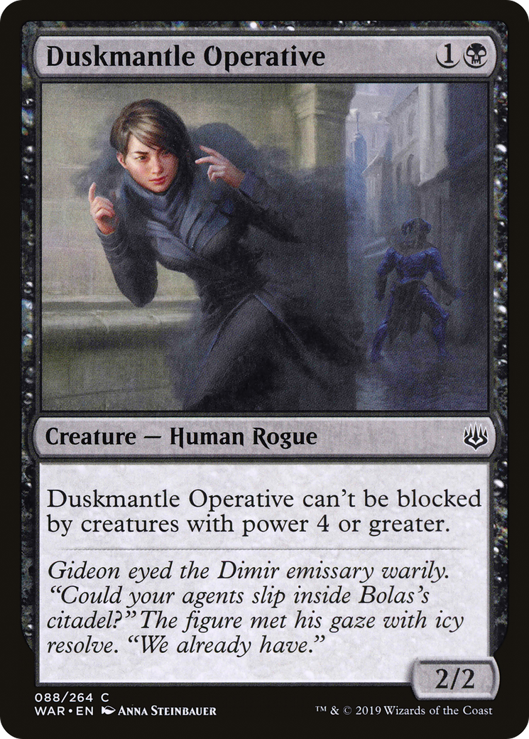 Duskmantle Operative (WAR-088) (Foil)