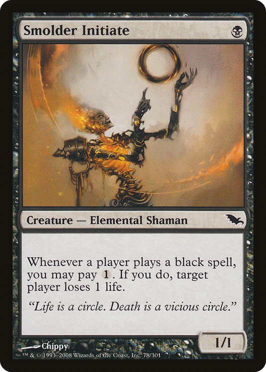 Smolder Initiate (SHM-078) (Foil)