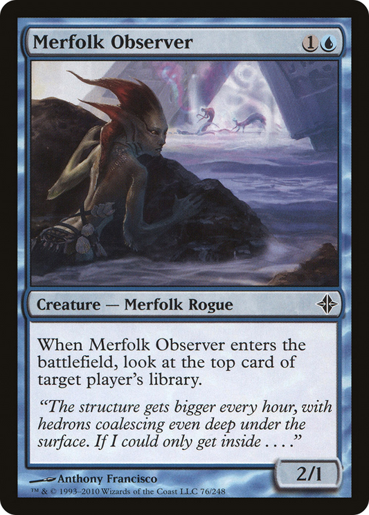 Merfolk Observer (ROE-076) (Foil)