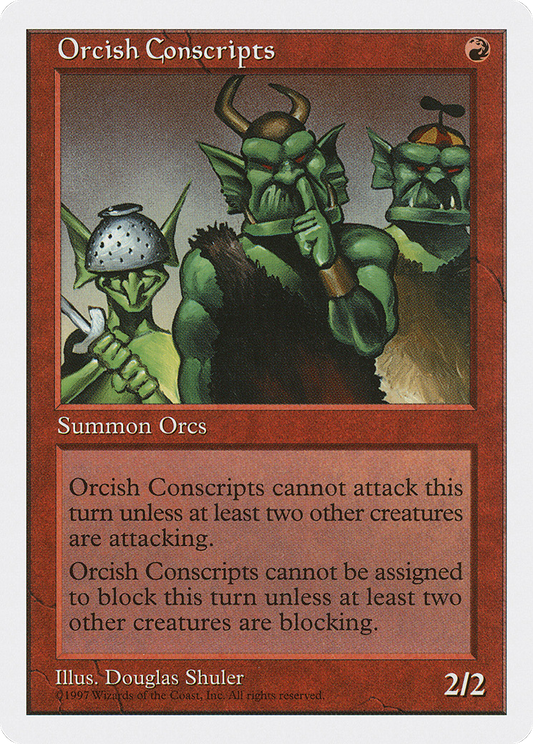 Orcish Conscripts (5ED-255)