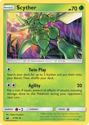 Scyther (CES-004) (Reverse Holofoil)