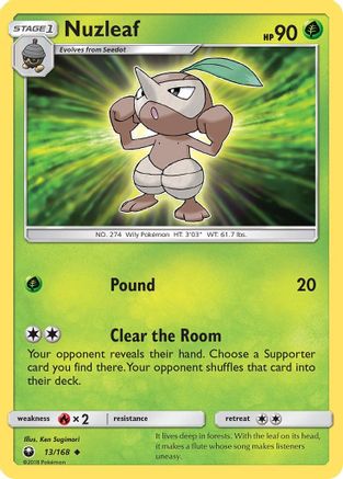 Nuzleaf (CES-013) (Reverse Holofoil)