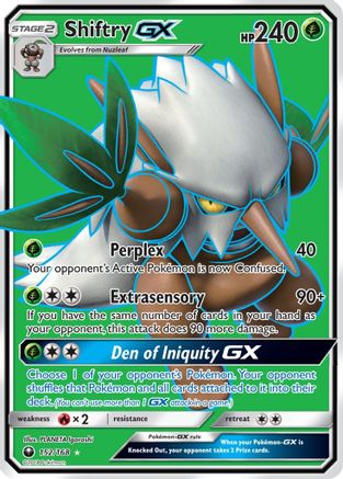 Shiftry GX (Full Art) (CES-152) (Holofoil)
