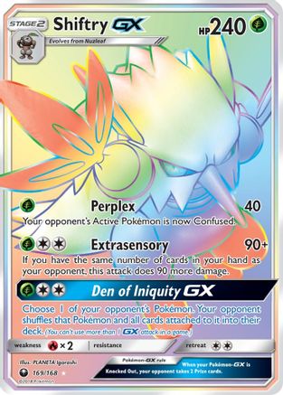 Shiftry GX (Secret) (CES-169) (Holofoil)