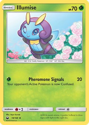 Illumise (CES-018) (Reverse Holofoil)