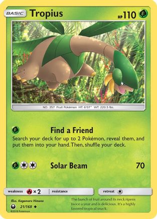 Tropius (CES-021) (Reverse Holofoil)