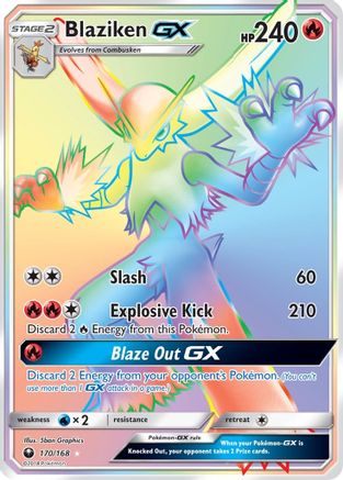 Blaziken GX (Secret) (CES-170) (Holofoil)