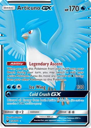 Articuno GX (Full Art) (CES-154) (Holofoil)