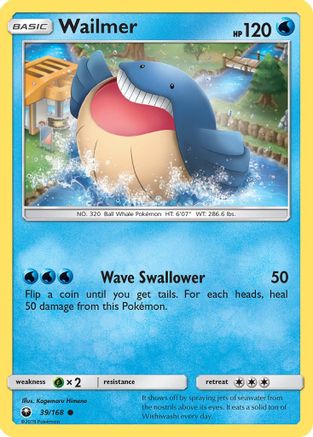 Wailmer (CES-039) (Reverse Holofoil)