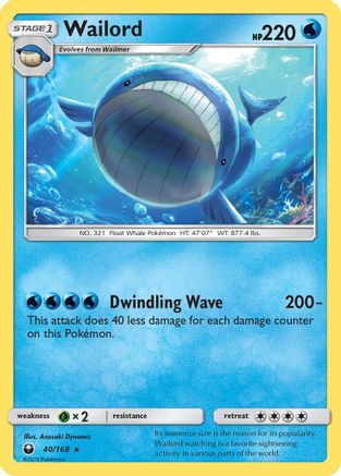 Wailord (CES-040) (Reverse Holofoil)