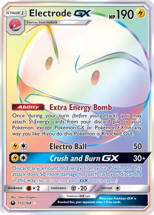 Electrode GX (Secret) (CES-172) (Holofoil)
