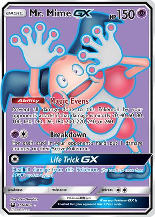 Mr. Mime GX (Full Art) (CES-156) (Holofoil)