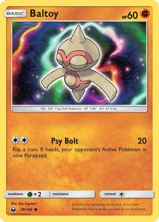 Baltoy (CES-078) (Reverse Holofoil)