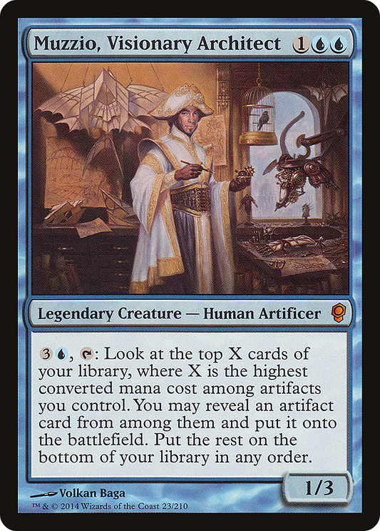 Muzzio, Visionary Architect (CNS-023) (Foil)