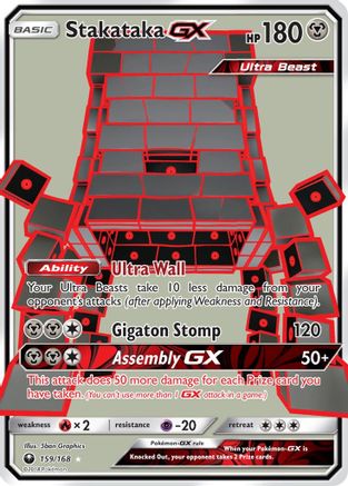 Stakataka GX (Full Art) (CES-159) (Holofoil)