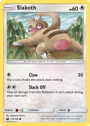 Slakoth (CES-113) (Reverse Holofoil)