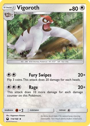 Vigoroth (CES-114) (Reverse Holofoil)