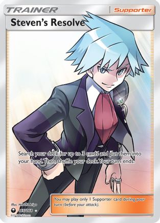 Steven's Resolve (Full Art) (CES-165) (Holofoil)
