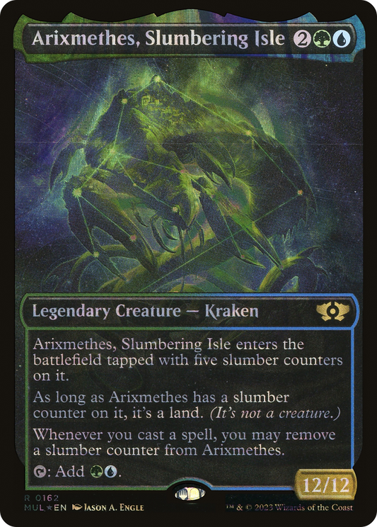 Arixmethes, Slumbering Isle (MUL-162) (Showcase) (Halo Foil)