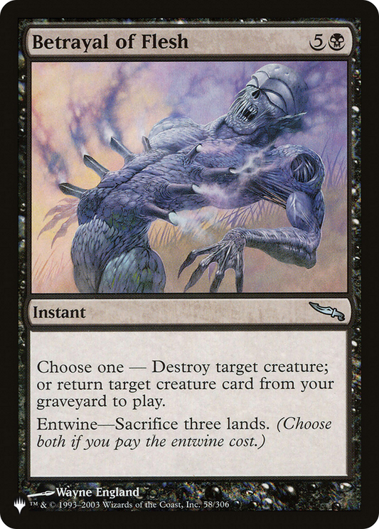 Betrayal of Flesh (LIST-MRD-58)