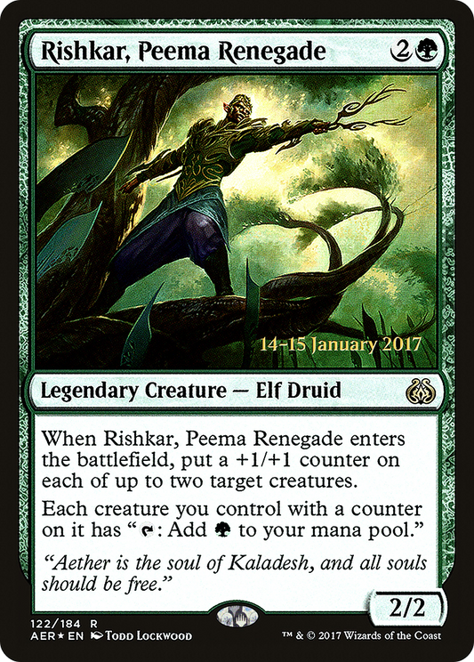 Rishkar, Peema Renegade (PRE-122S) (Foil)