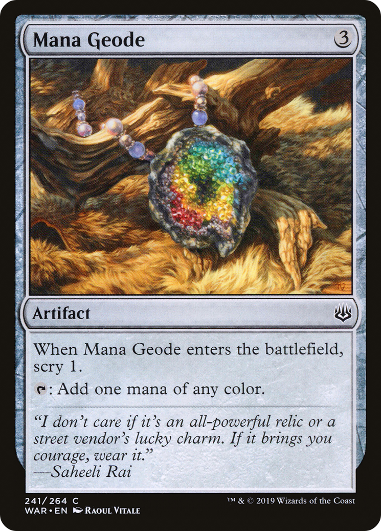 Mana Geode (WAR-241) (Foil)