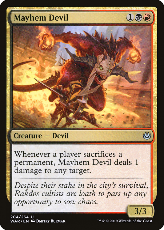 Mayhem Devil (WAR-204) (Foil)