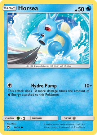 Horsea (16) (DRM-016) (Reverse Holofoil)