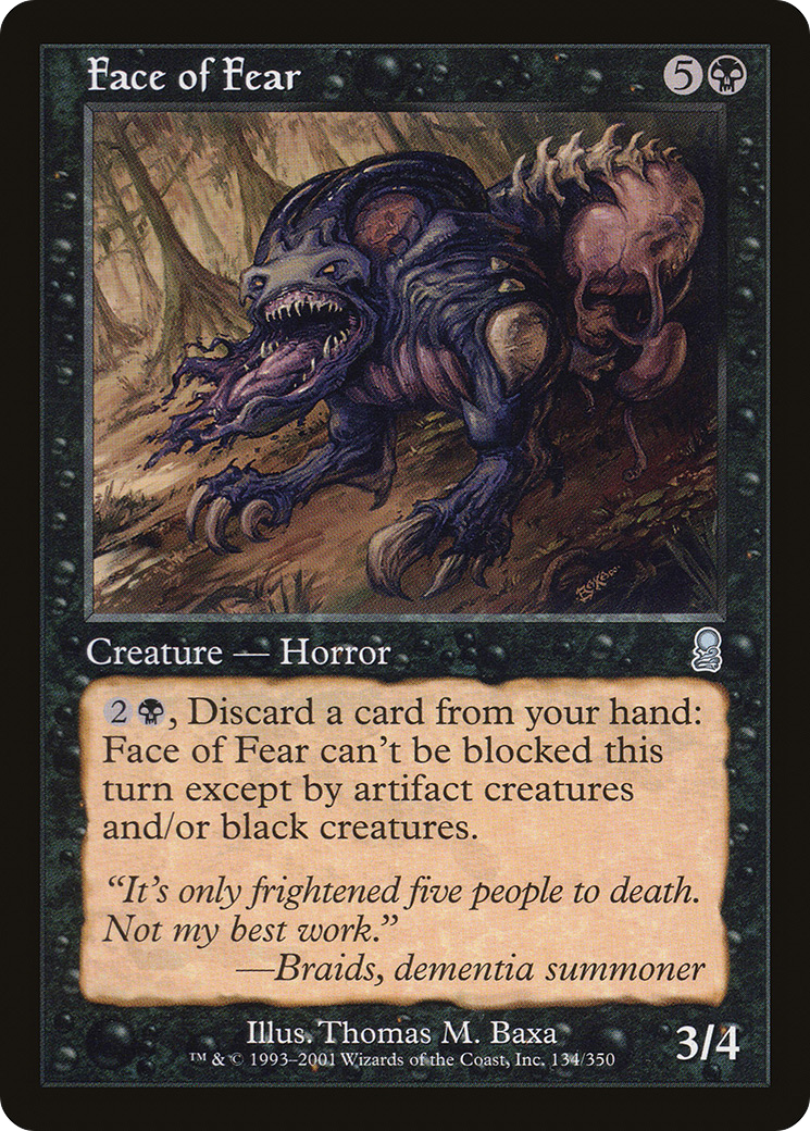 Face of Fear (ODY-134) (Foil)