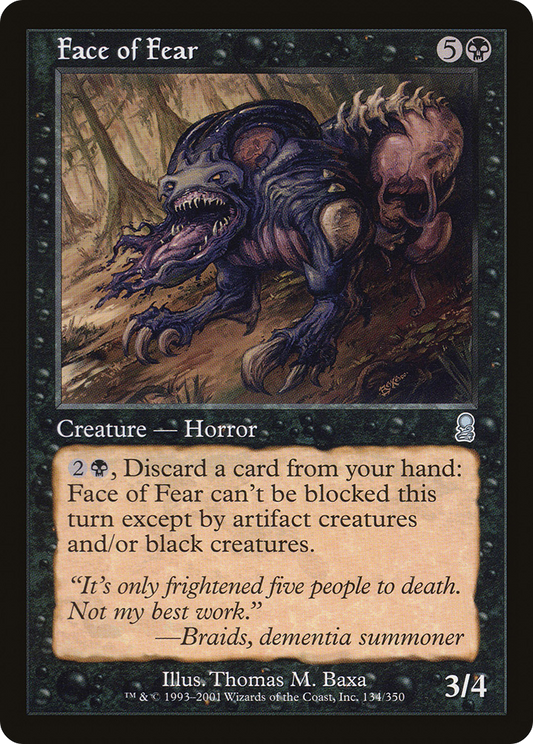Face of Fear (ODY-134) (Foil)