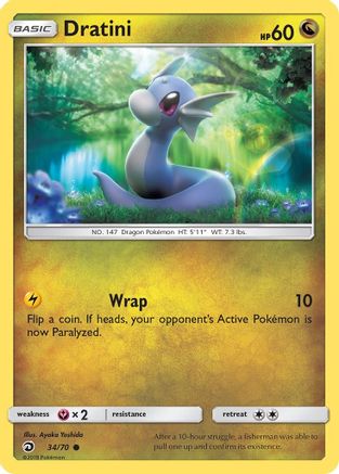 Dratini (34) (DRM-034) (Reverse Holofoil)