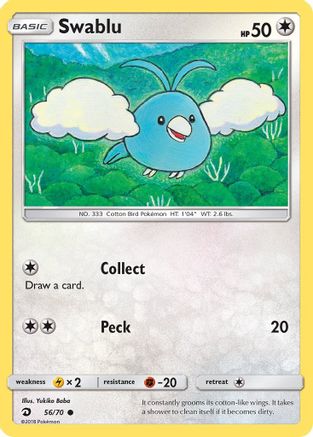 Swablu (56) (DRM-056) (Reverse Holofoil)