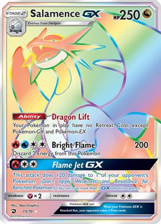 Salamence GX (Secret) (DRM-073) (Holofoil)