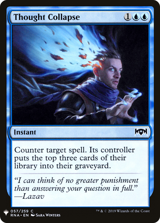 Thought Collapse (LIST-RNA-57)
