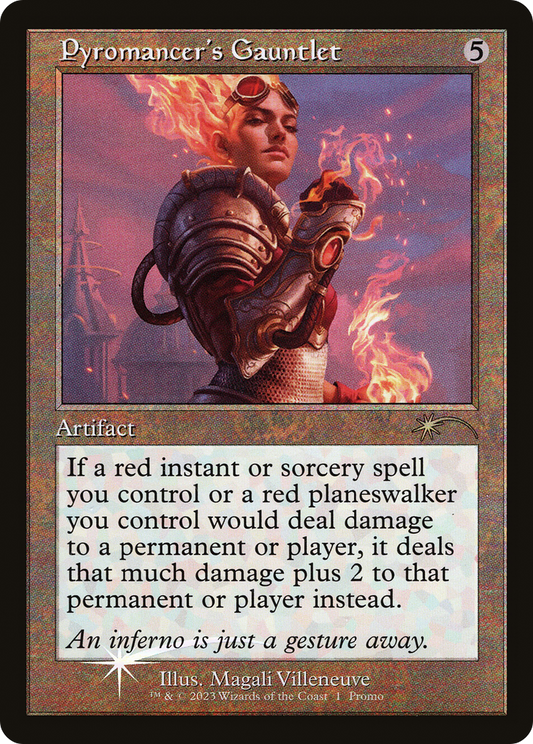 Pyromancer's Gauntlet (MEDIA-2023-6) (Foil)