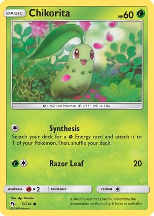 Chikorita (5) (LOT-005) (Reverse Holofoil)