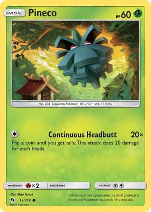 Pineco (LOT-015) (Reverse Holofoil)