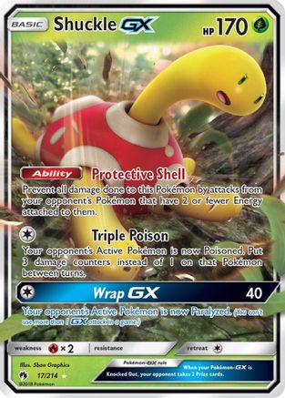 Shuckle GX (LOT-017) (Holofoil)