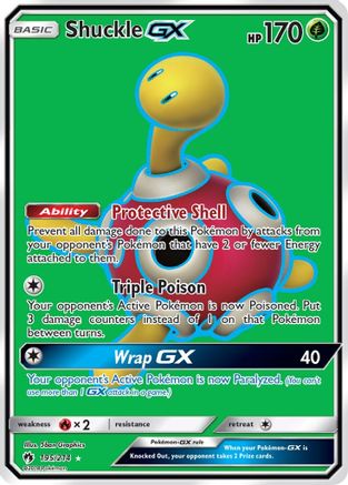Shuckle GX (Full Art) (LOT-195) (Holofoil)