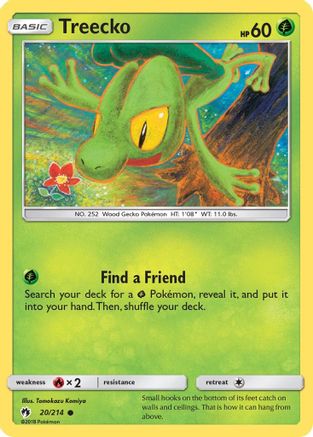 Treecko (LOT-020) (Reverse Holofoil)