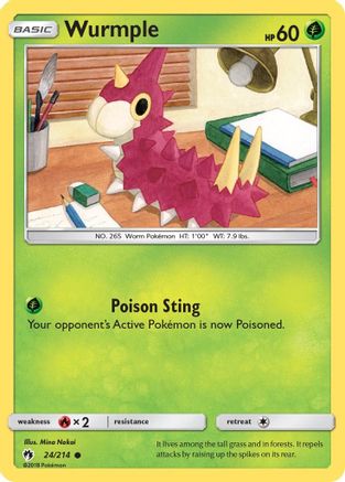 Wurmple (24) (LOT-024) (Reverse Holofoil)