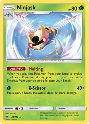 Ninjask (LOT-030) (Reverse Holofoil)