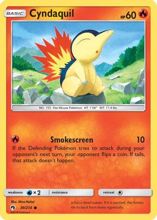 Cyndaquil (39) (LOT-039) (Reverse Holofoil)